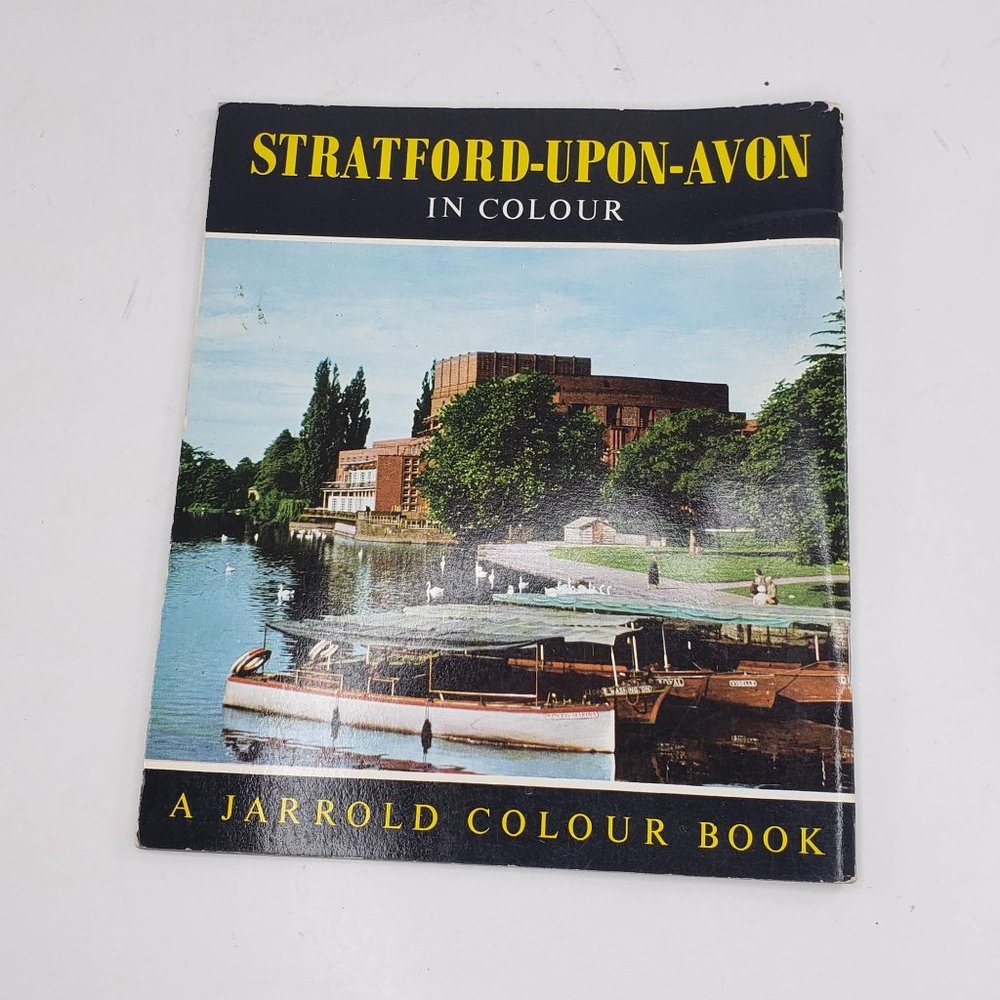 Stratford Upon Avon Jarrold Colour Book Pictorial Guide Vintage